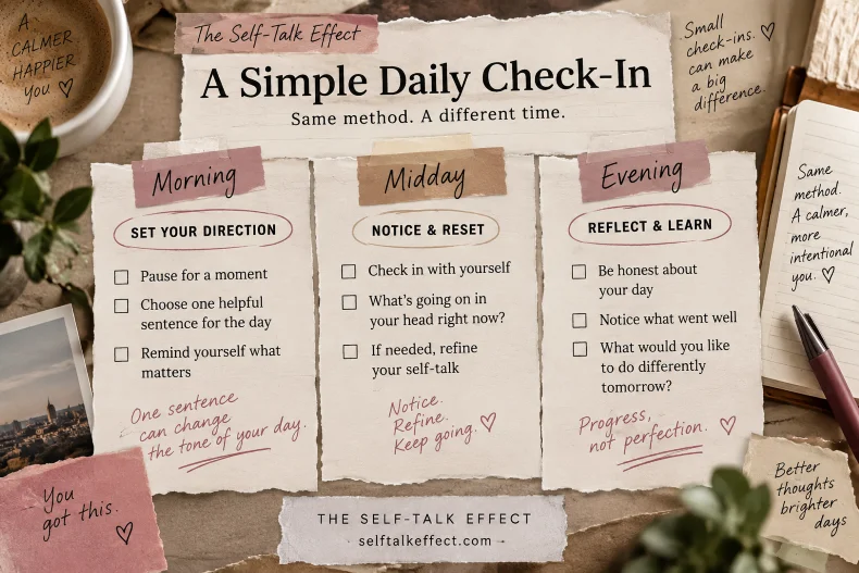 self-talk simple daily check-in